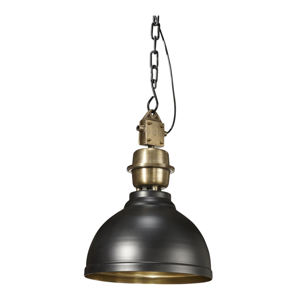 PR Home - Manchester Taklampa 35 cm Svart/Mässing
