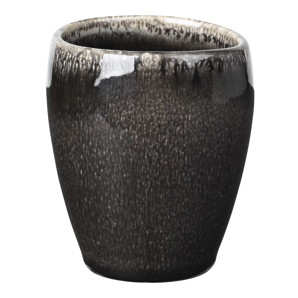 Broste Copenhagen - Nordic Coal Espressomugg 10 cl utan öra Svart