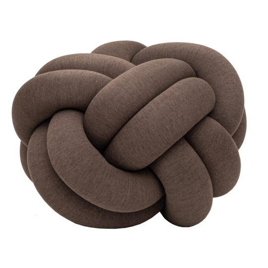 Design House Stockholm Kudde Knot XL Brun