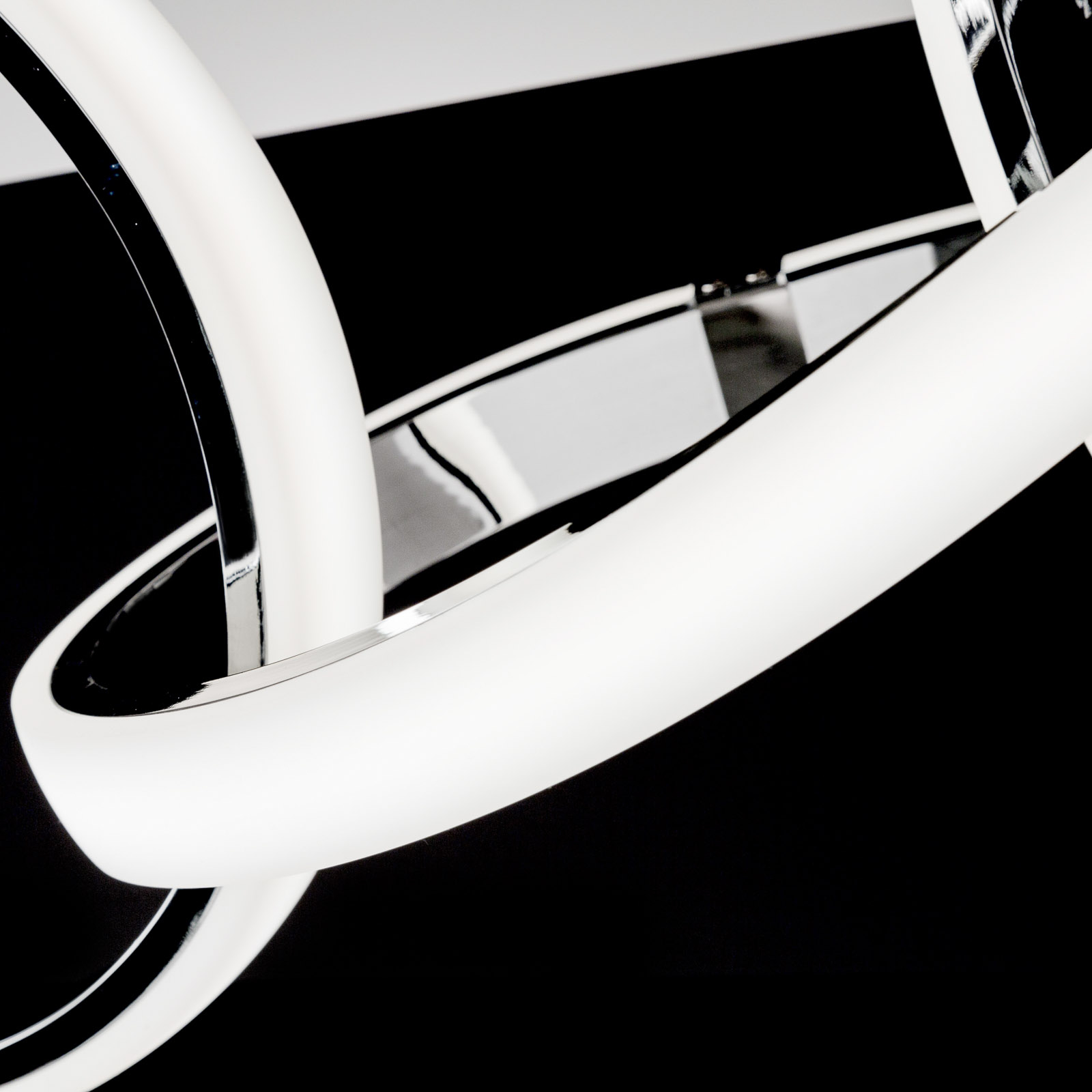 LED-taklampa Indigo 2 lampor, krom blank