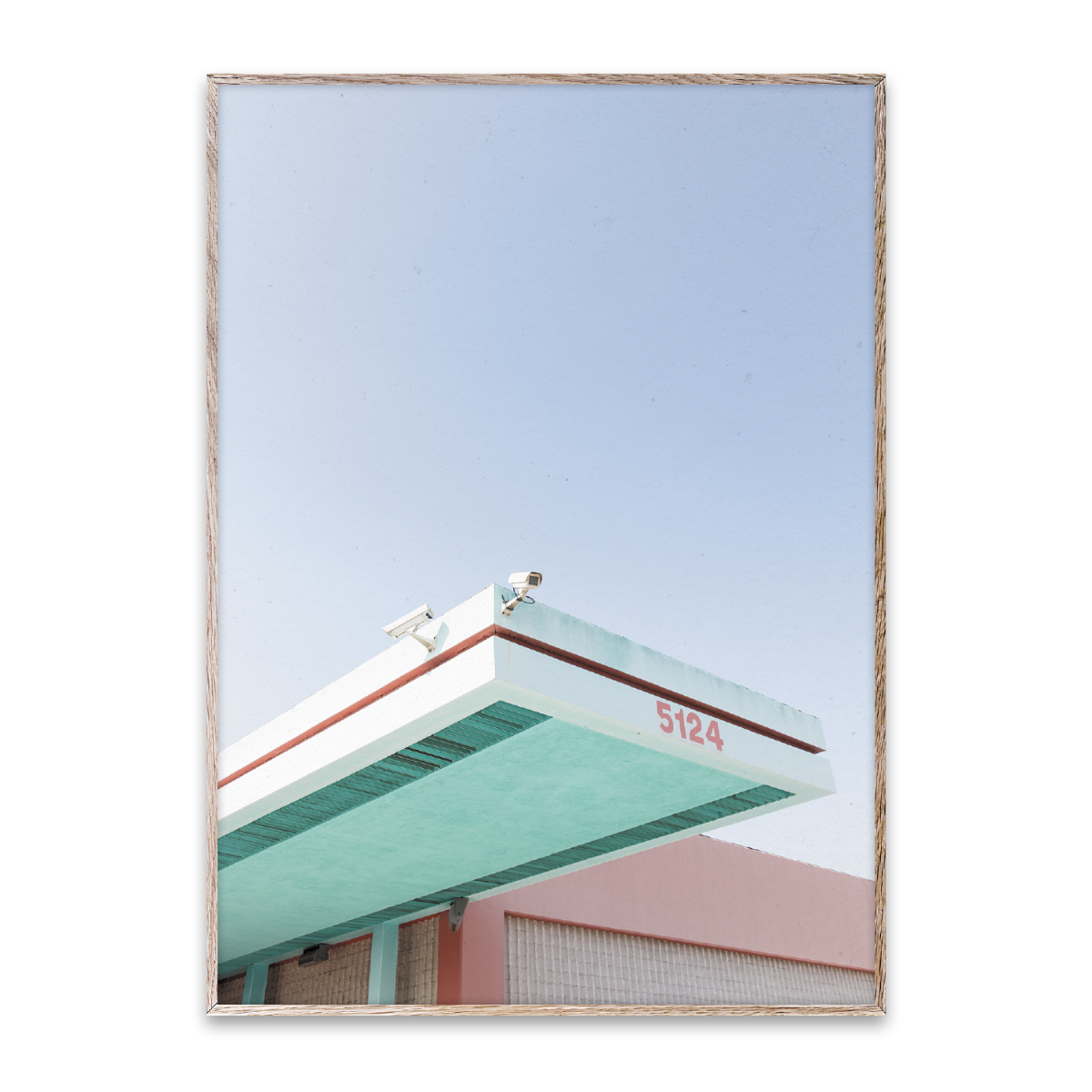 Paper Collective Poster Los Angeles is Pink 30x40 cm