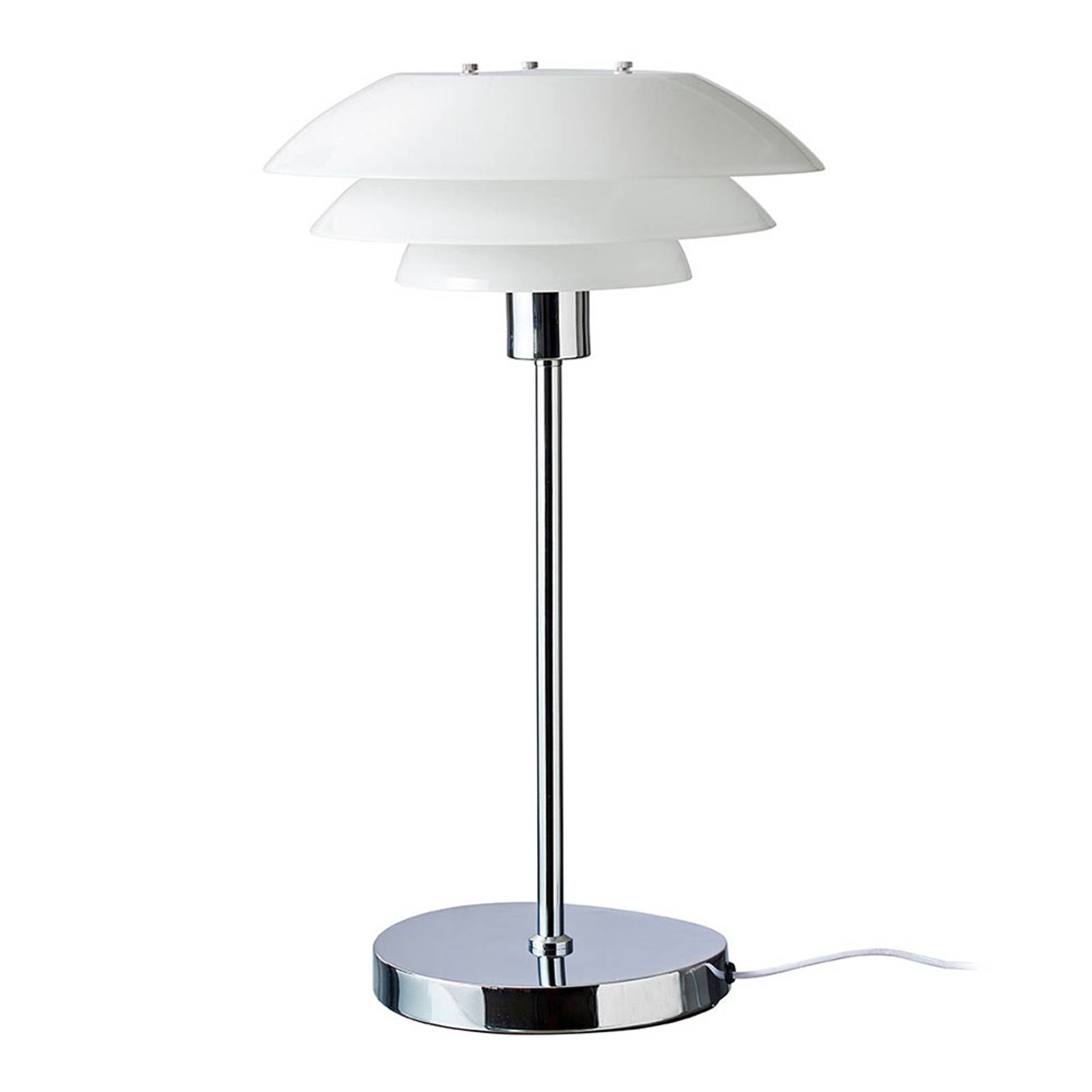 Dyberg Larsen DL31 Opal bordslampa med glasskärm