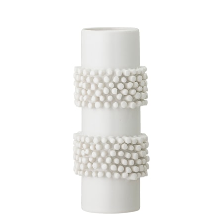 Vas Vit Stengods 20,5 cm