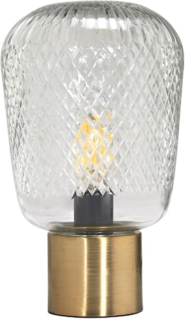 Juliette Bordslampa Klar/mässing 21cm