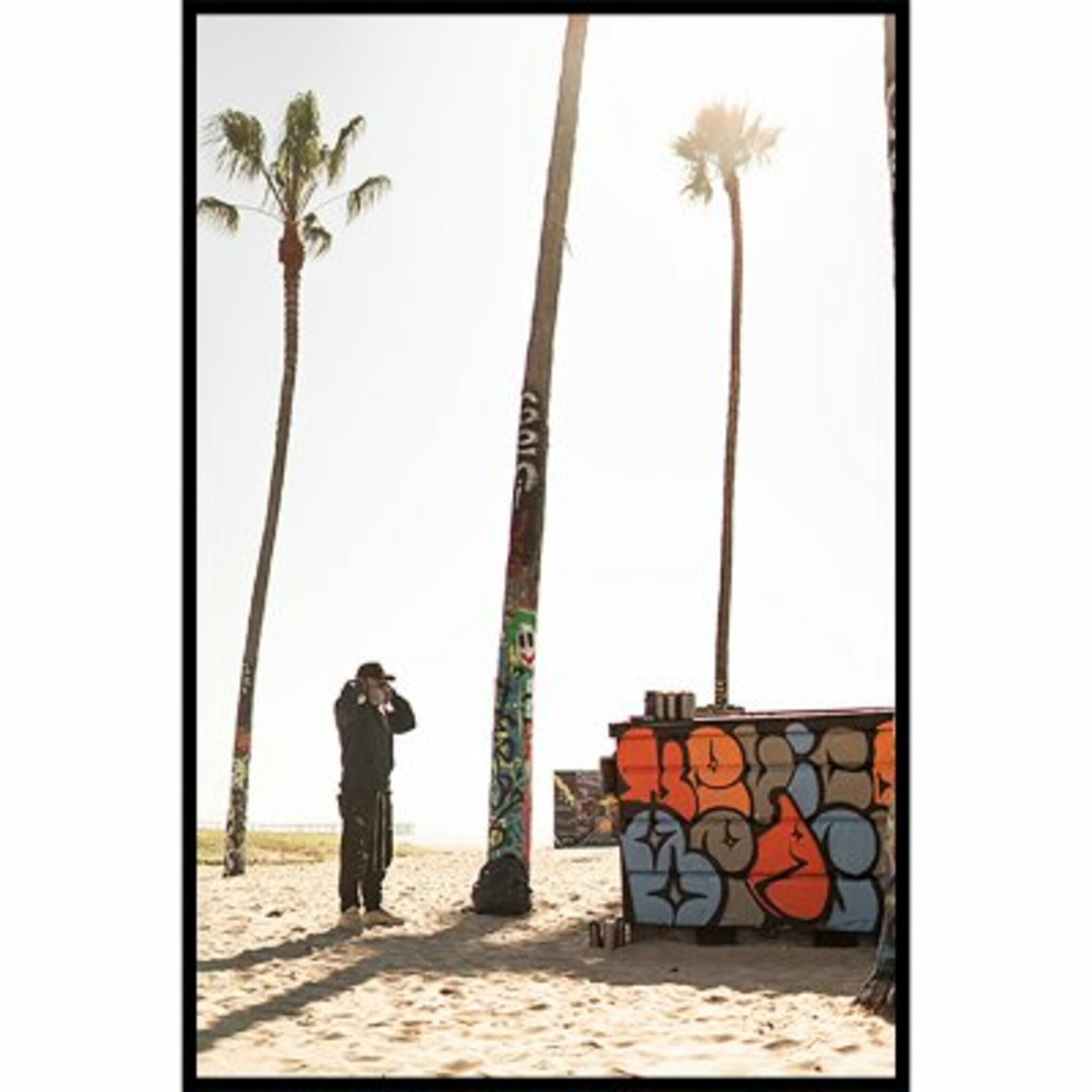 Santa Monica Grafitti Poster