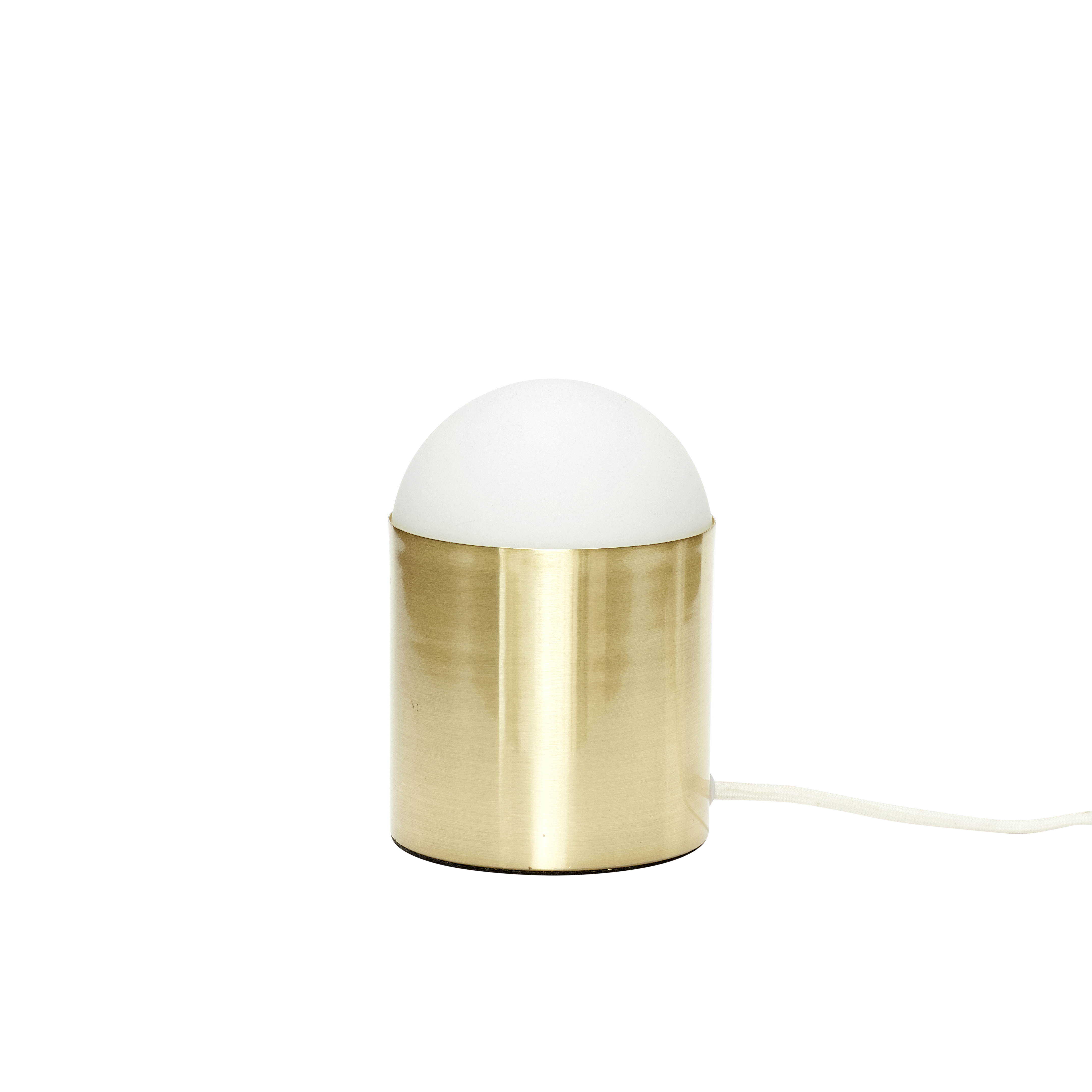 Bordslampa opal glas / mässing Hubsch