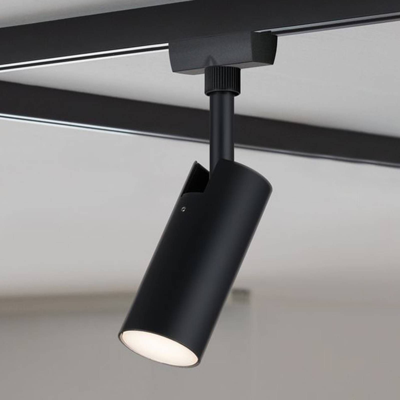 Paulmann URail LED-spotlight Tubo svart 3 000 K