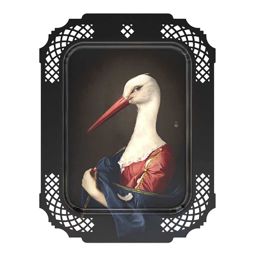 Ibride - Bricka Madame La Cigogne 45x34 cm