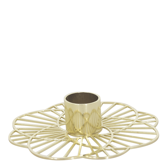 Pluto Design - Sun Ljusstake 11x2 cm Guld