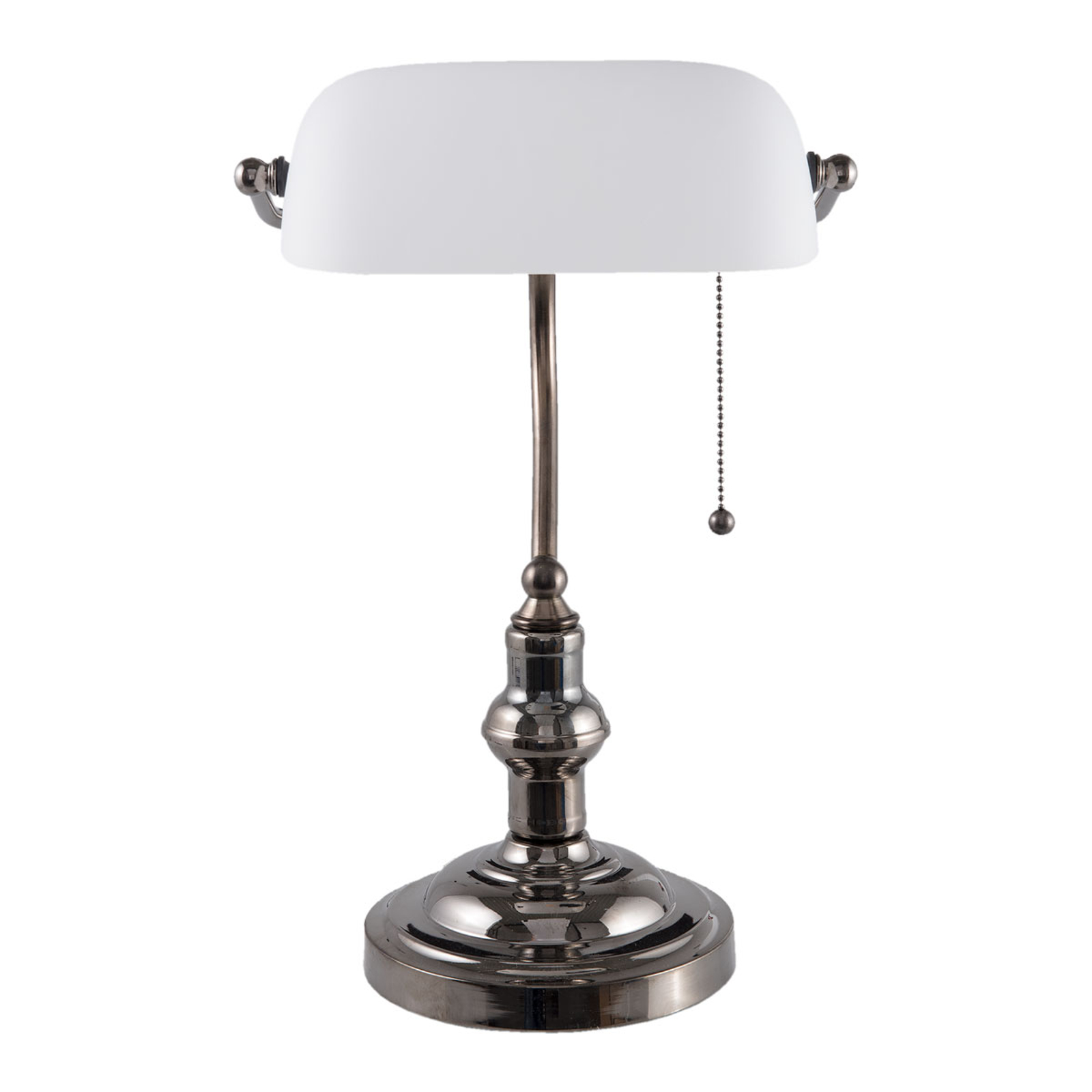 Skrivbordslampa 5100W med vit glasskärm