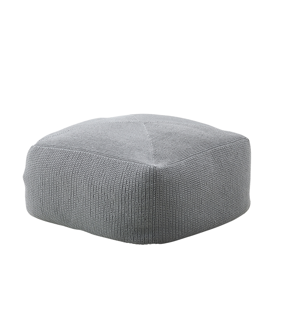 Sittpuff för utomhusbruk antracit, Cane-line