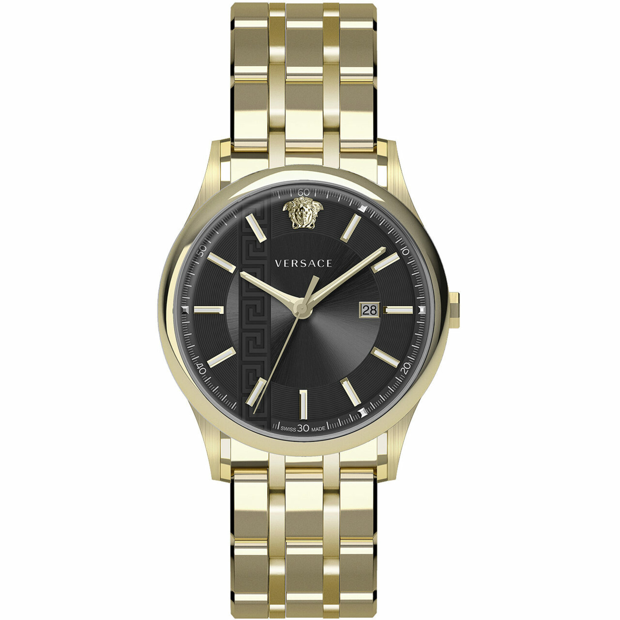 Ve4a00820, Quartz, 44mm, 5atm, gold