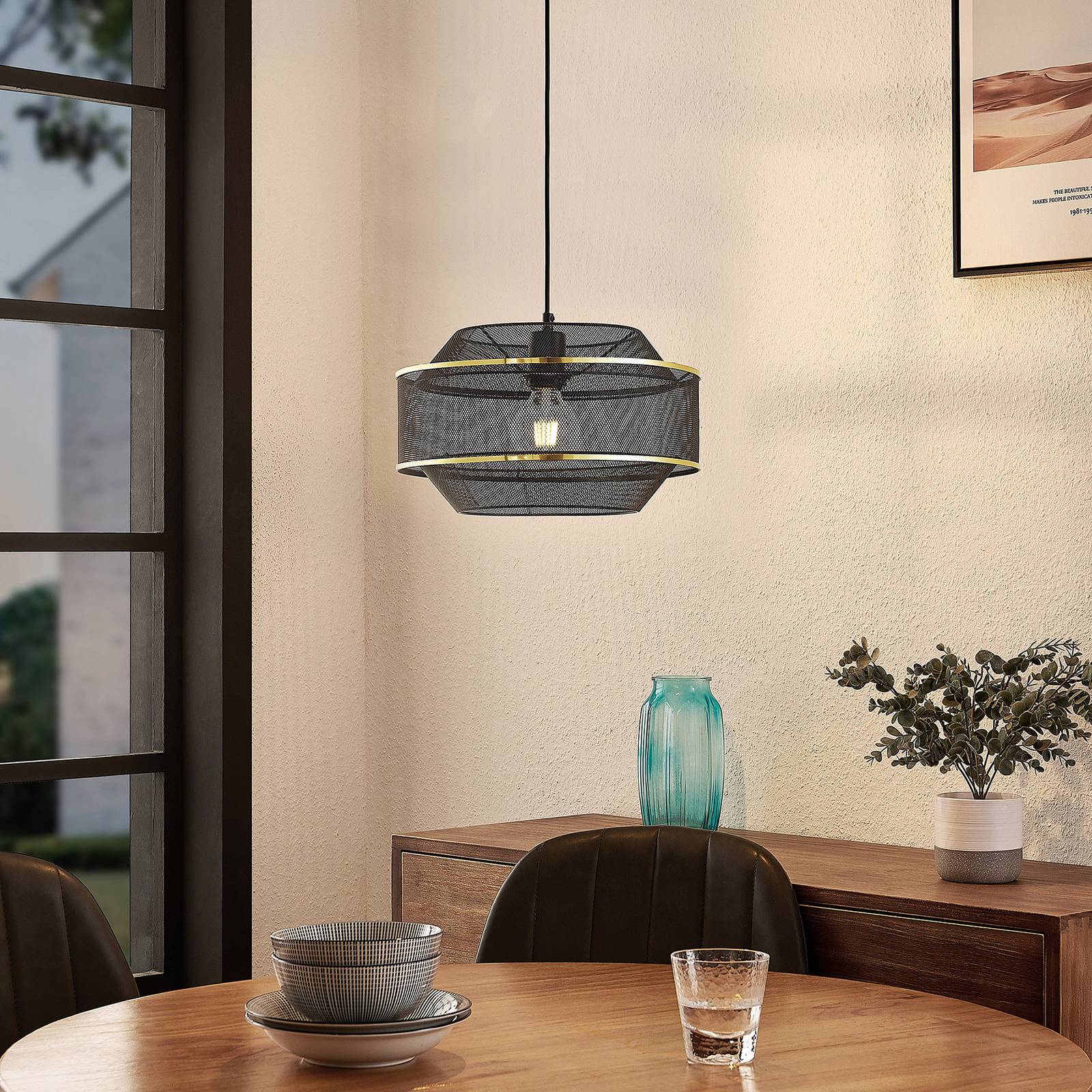 Lindby Dionta bur-pendellampa, 1 lampa