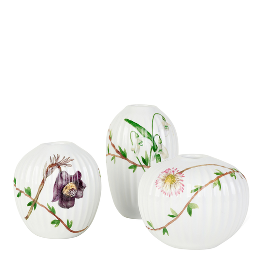 Kähler Design - Hammershøi Vasset mini 3 delar Spring