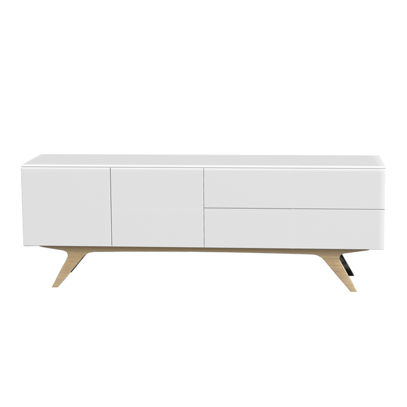 Arctic Media 180 cm vit vitoljad ek Voice