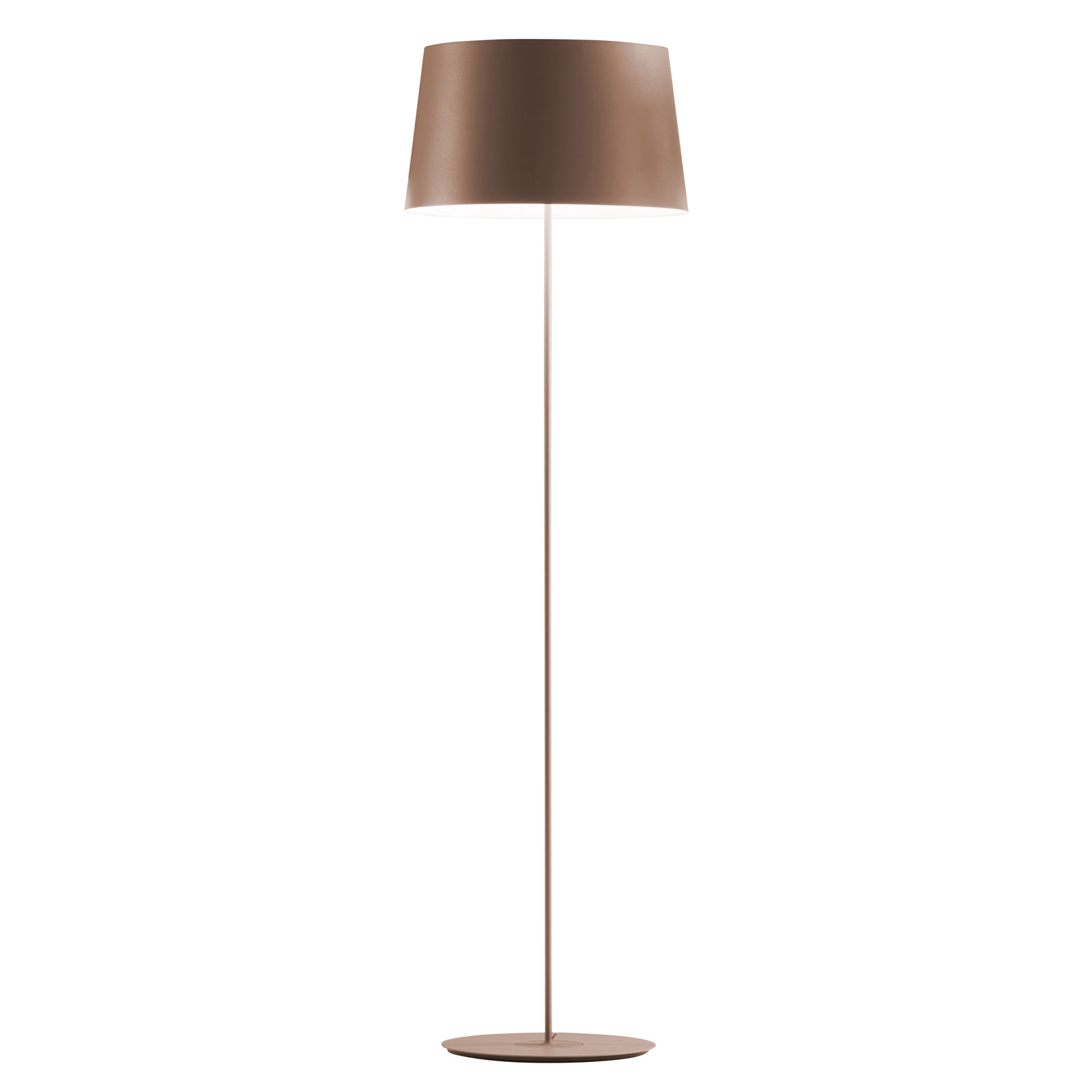 Vibia Warm 4906 designergolvlampa, brun