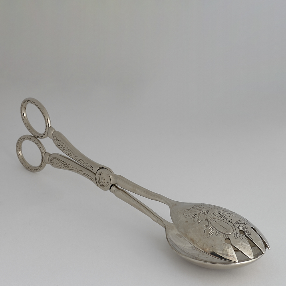 Vintage - SÅLD Salladsklämma Silverpläterad
