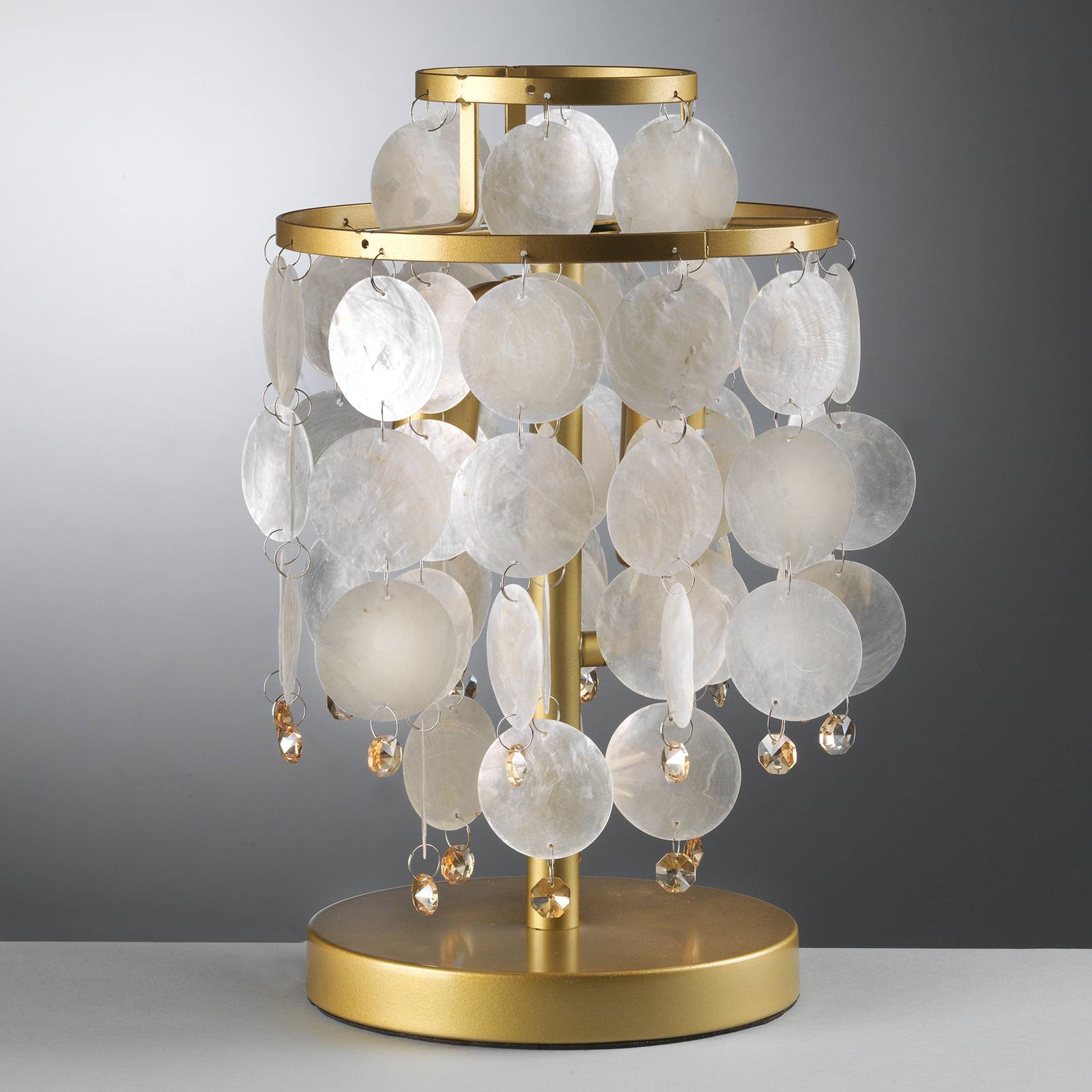 Bordslampa Ruben med pärlemor