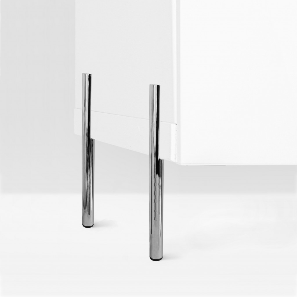 Prettypegs Hugo 160 möbelben 4-pack krom