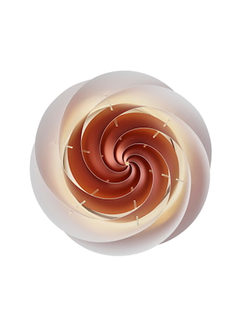 SWIRL Tak-/vägglampa Koppar Large