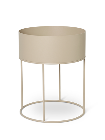 Plant Box Rund Cashmere