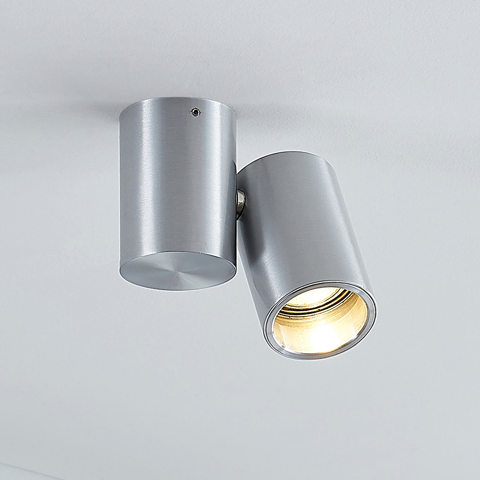 Taklampa Gesina, 1 lampa, aluminium