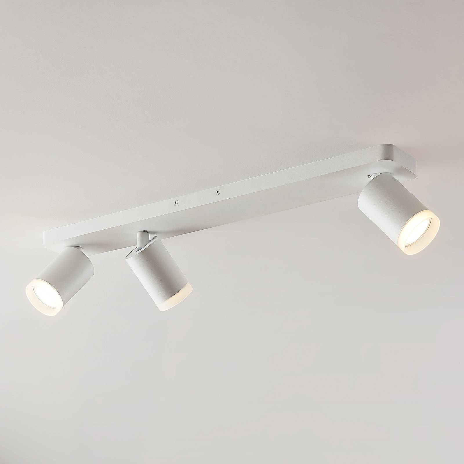 Arcchio Efilius takspotlight, vit, 3 lampor