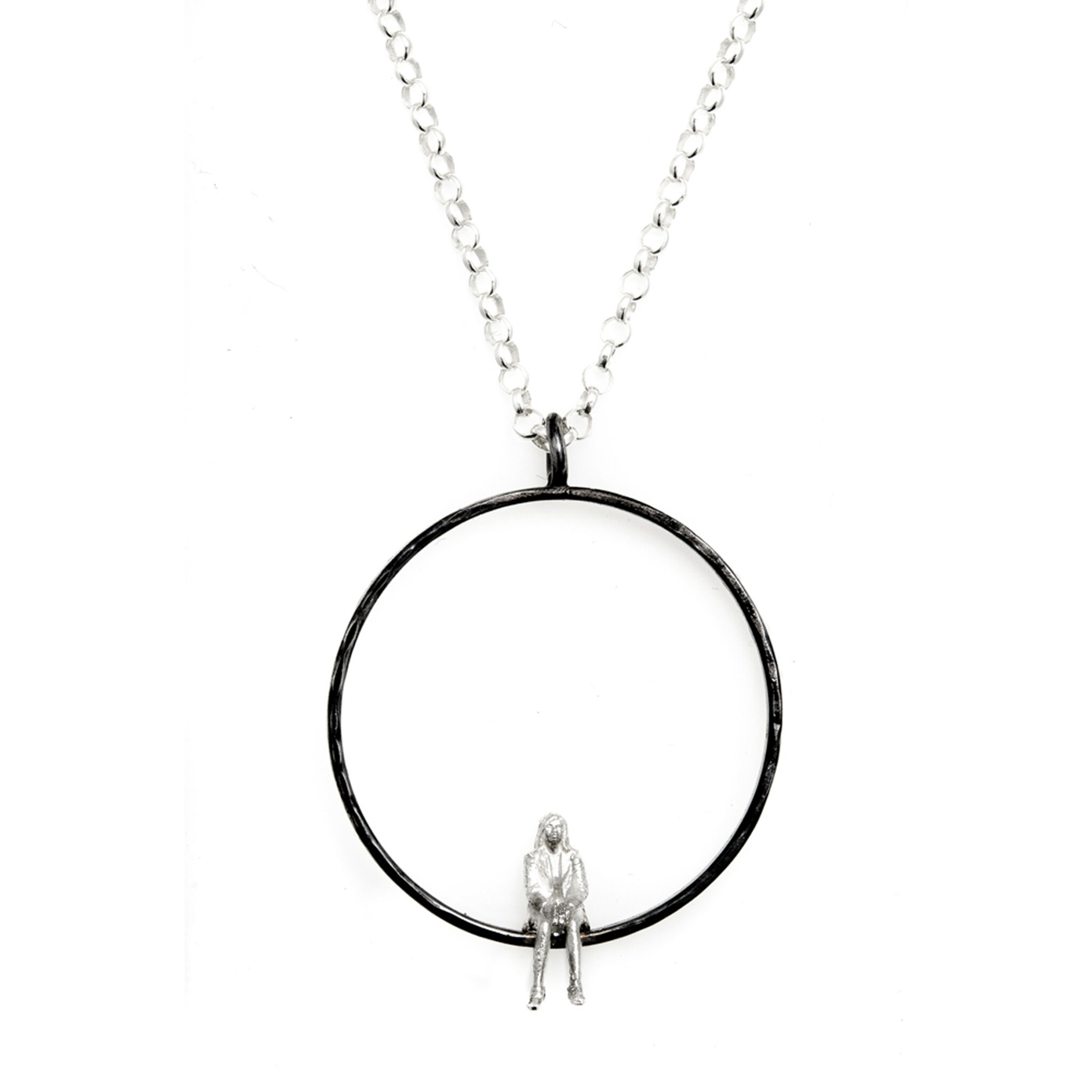 Halsband Egen tid av Annika Gustavsson, silver