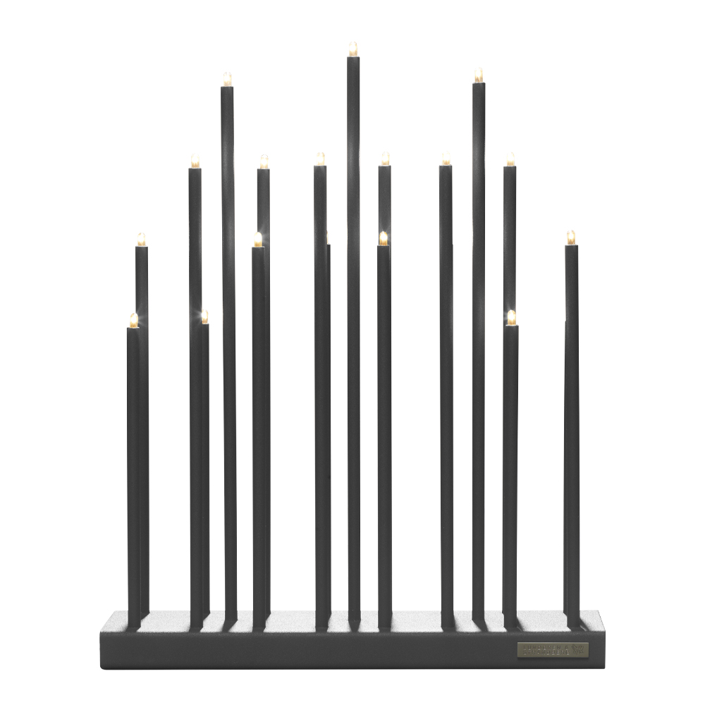 Smak Design - Elflugan Adventsljusstake Grande 50x12,5 cm Antracit