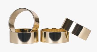 Basic servettring guld