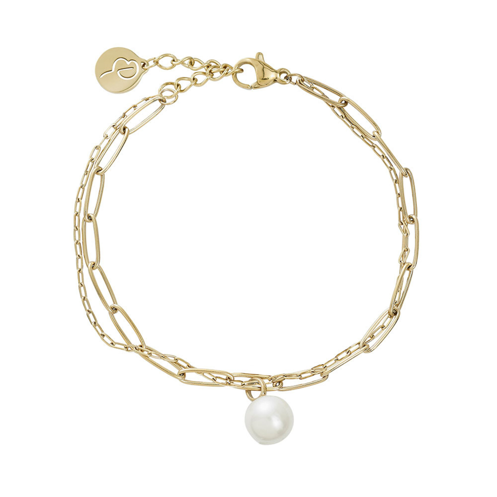 Berzelii Bracelet Layered Gold, ONE SIZE