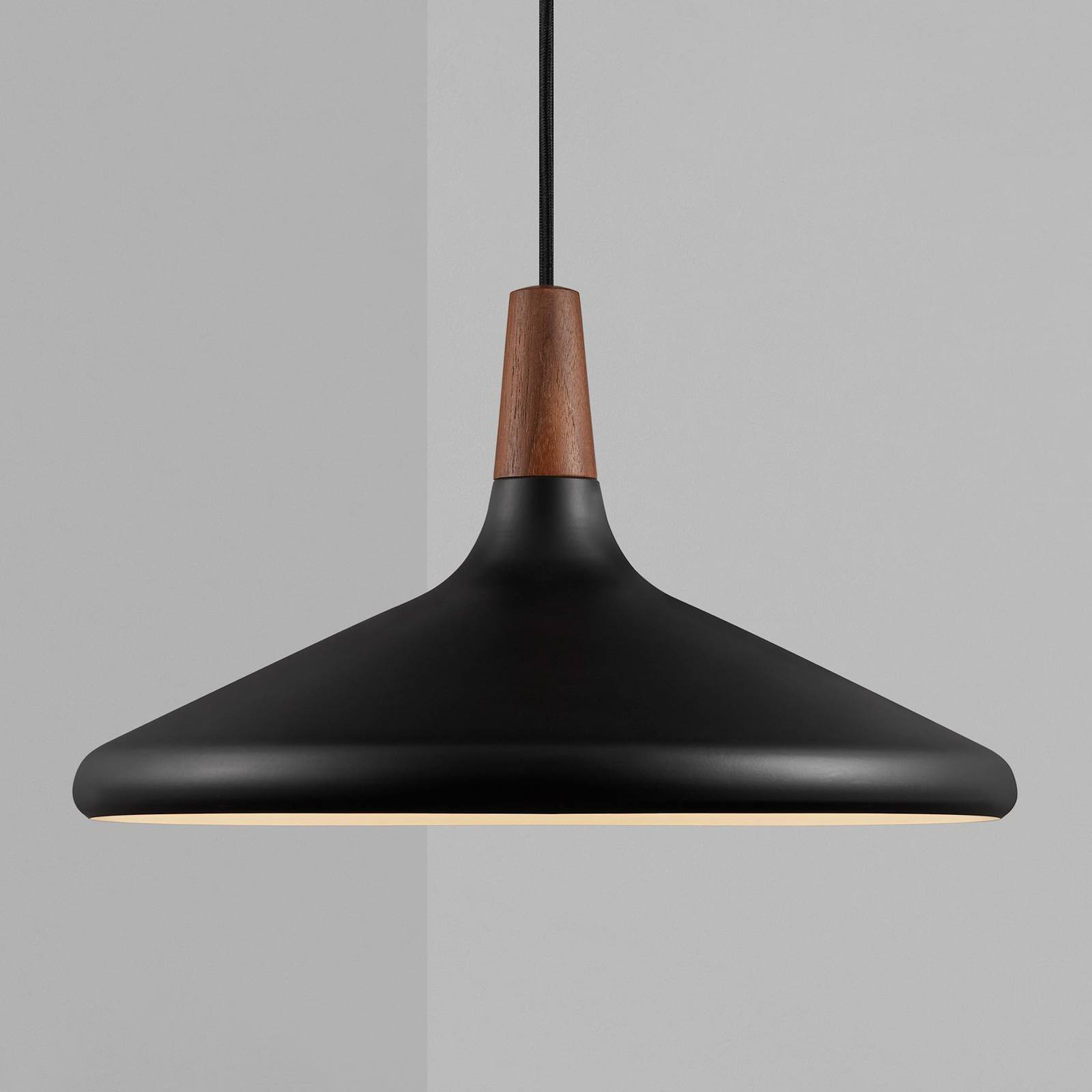 Hänglampa Nori Ø 39 cm, svart