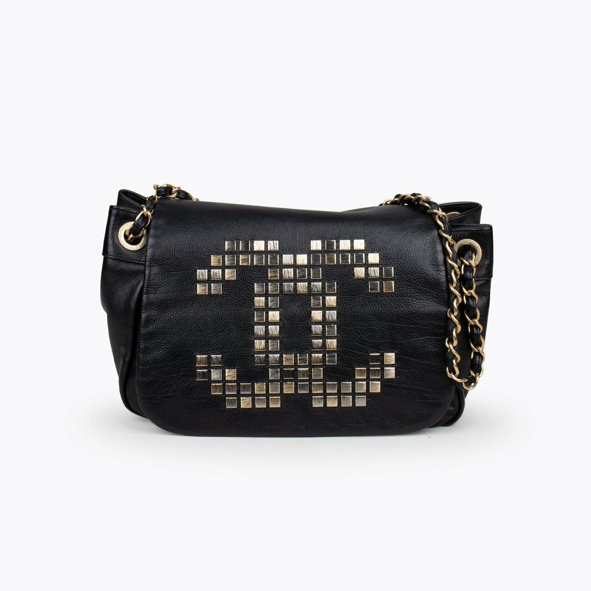 Chanel Cc Studs Flap Bag