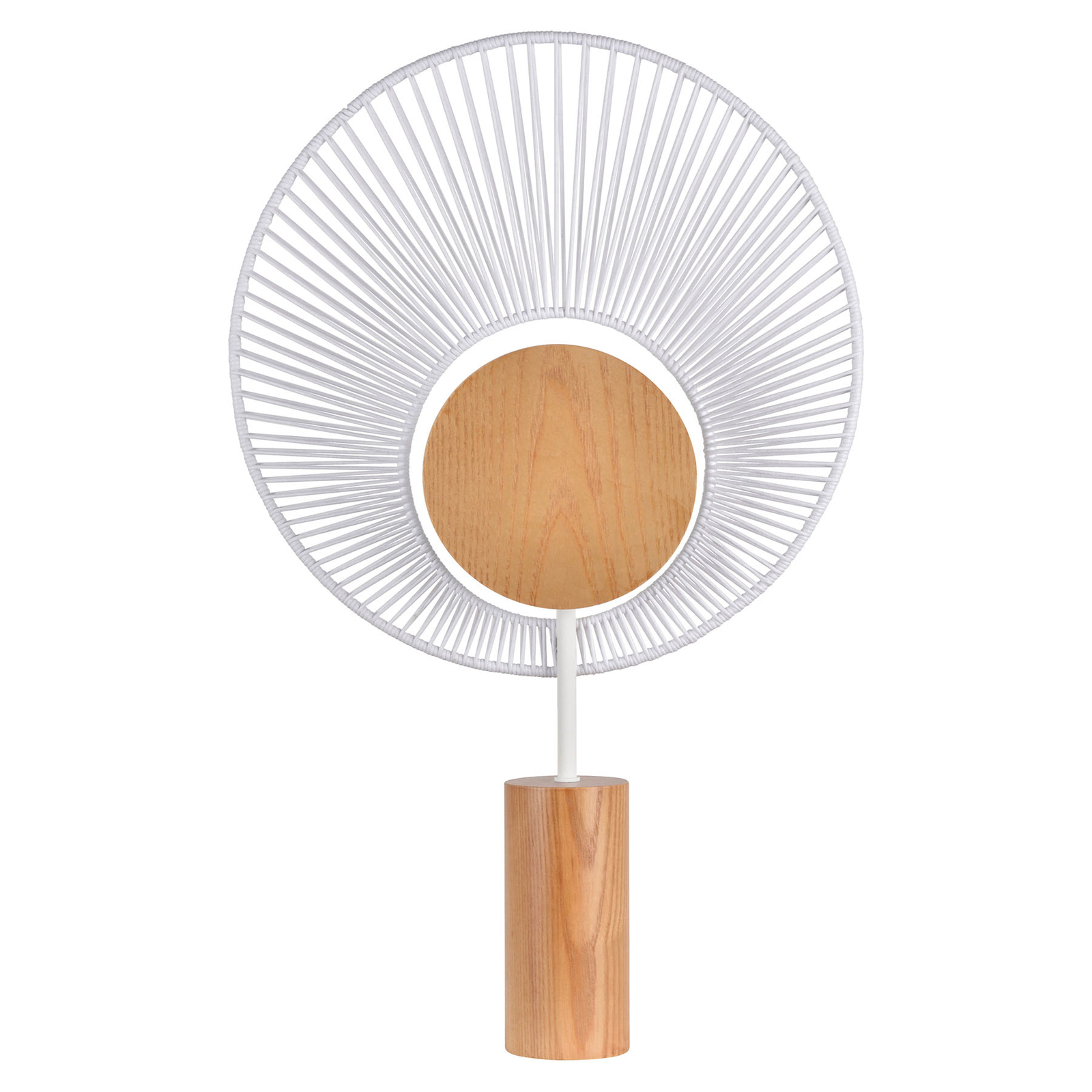 Forestier Oyster designbordslampa, vit