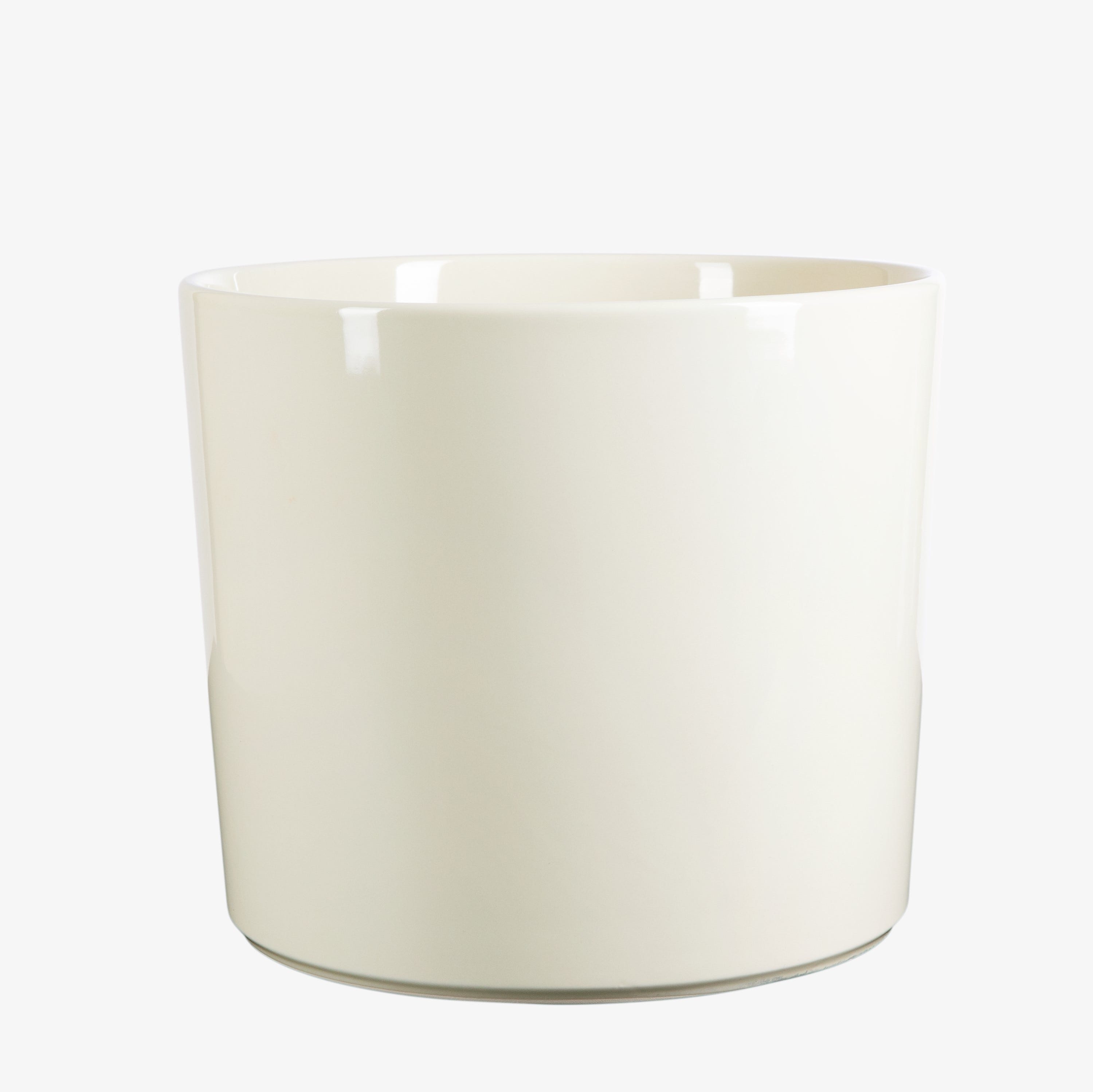 Kruka Glaserad 30cm Creme