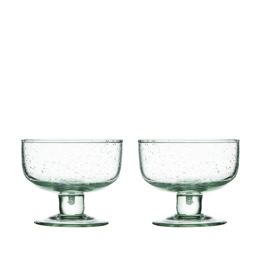 Dessertskål Not Wasted 2-p 15cl Återvunnet Glas Grön