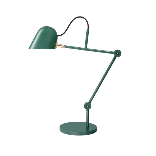Skrivbordslampa STRECK Tallgrön mässing Örsjö belysning