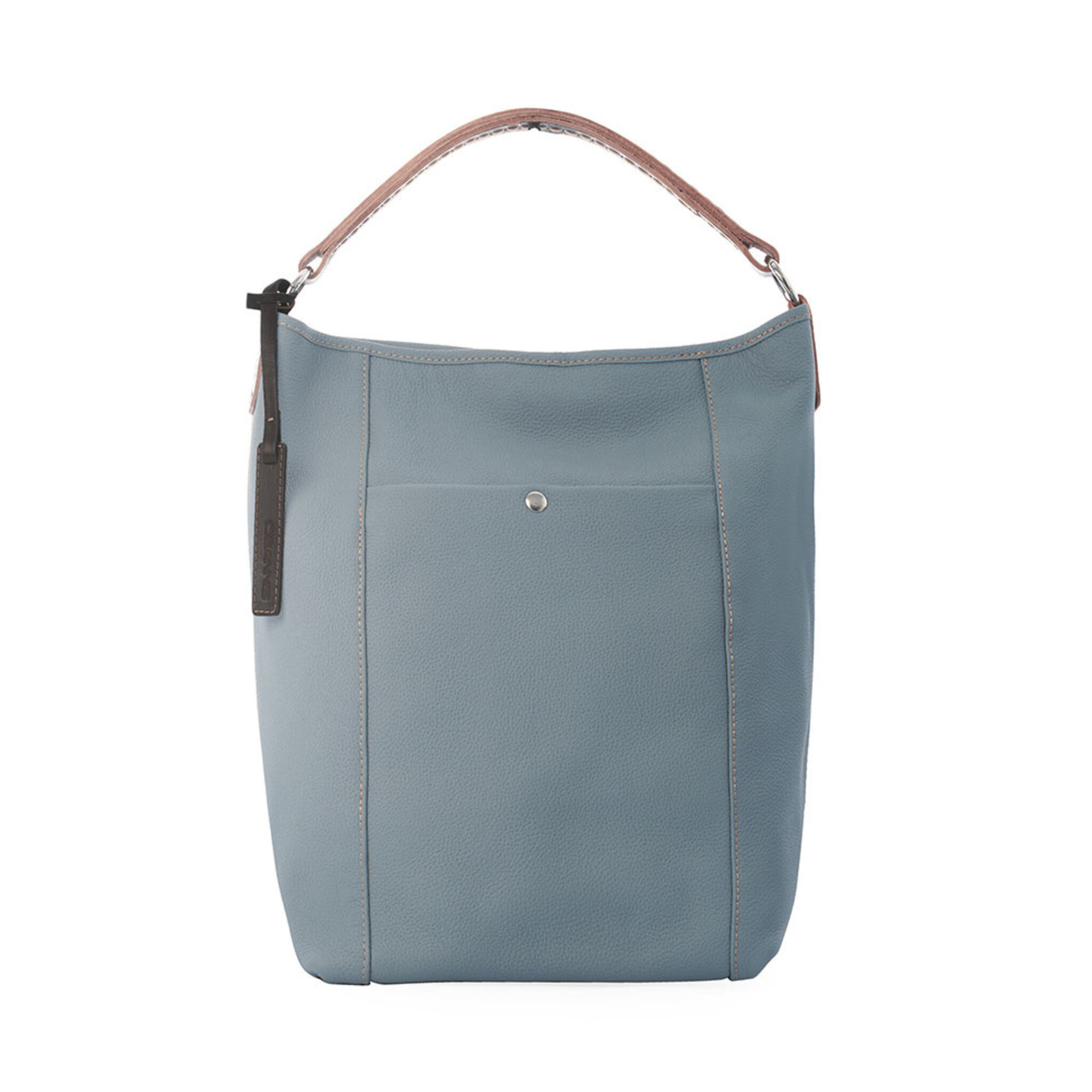 Grained Leather Bucket Bag, ONE SIZE