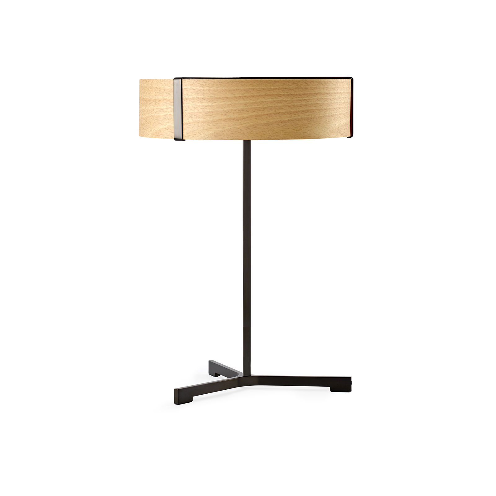 LZF Thesis LED-bordslampa svart matt/bok