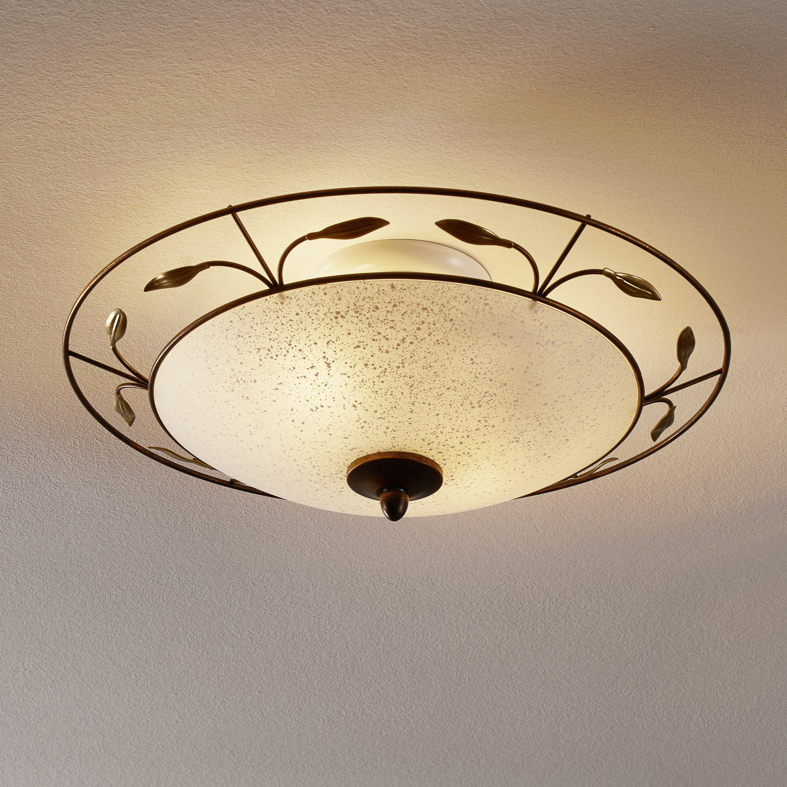 Taklampa REGINE med scavoglas