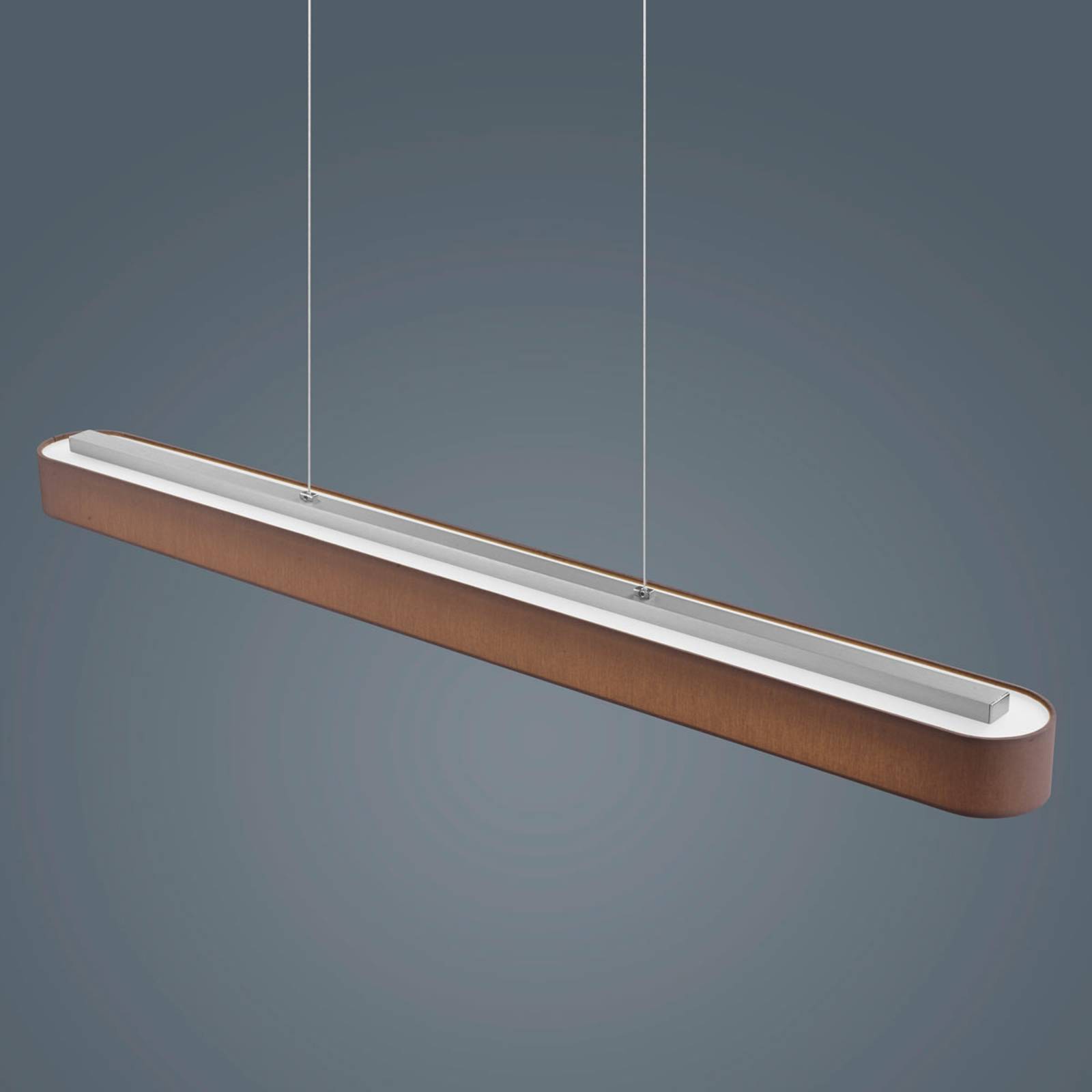 Helestra Bora LED-pendellampa i mockabrun