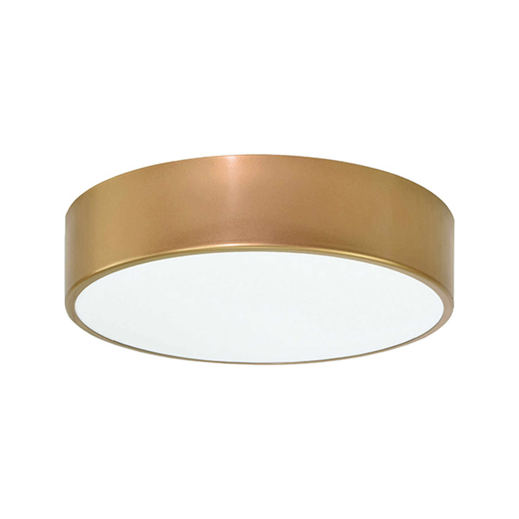 Taklampa Cleo, Ø 30 cm guld
