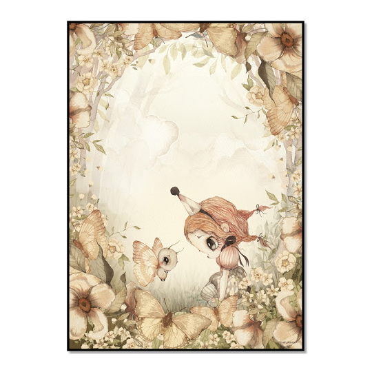 Mrs Mighetto THE ROSE FOREST 50 x 70 cm