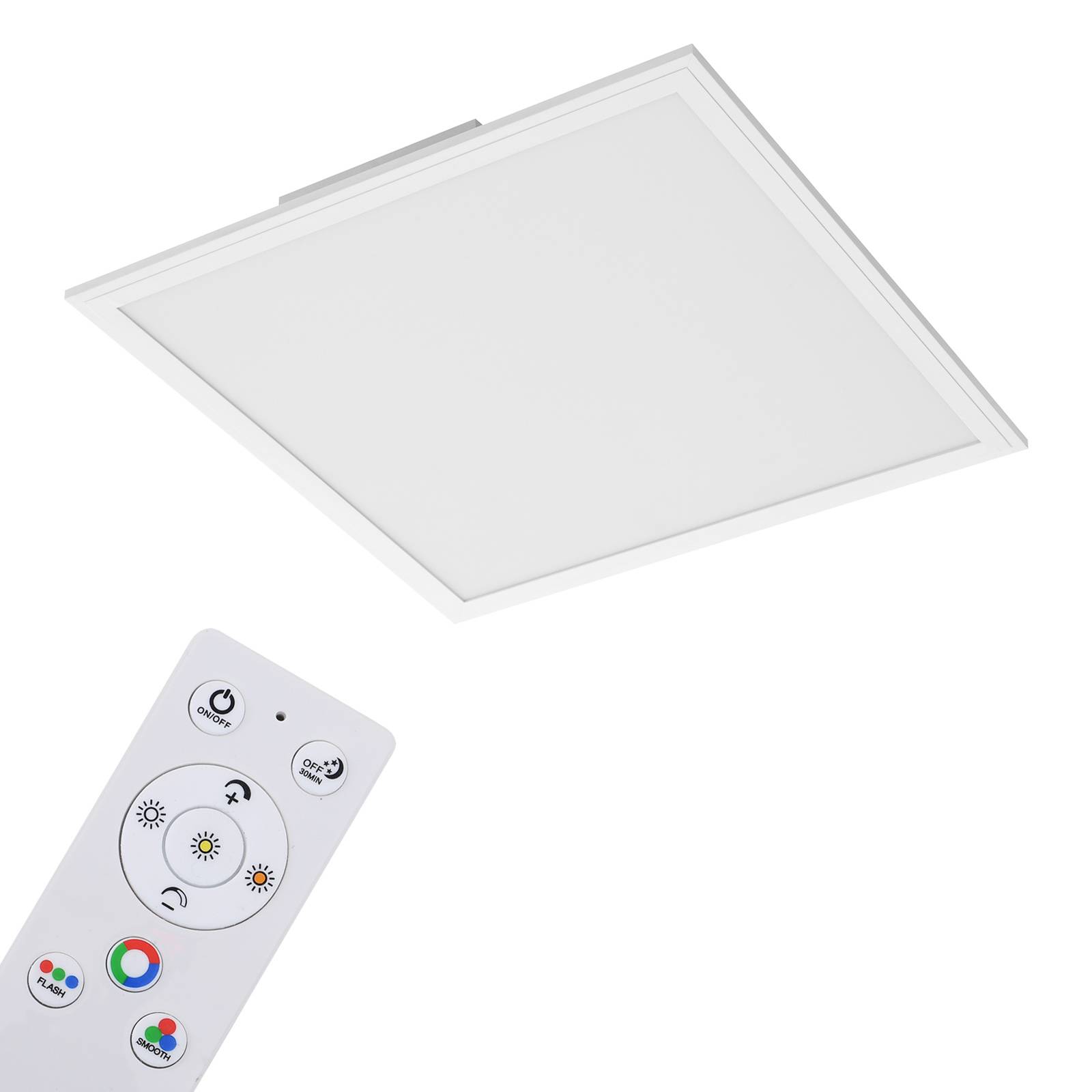 LED-panel Colour 45 cm x 45 cm, fjärrkontroll
