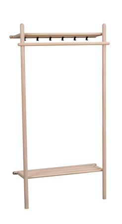 Milford Klädställning vitpigm Ek 90x180 cm