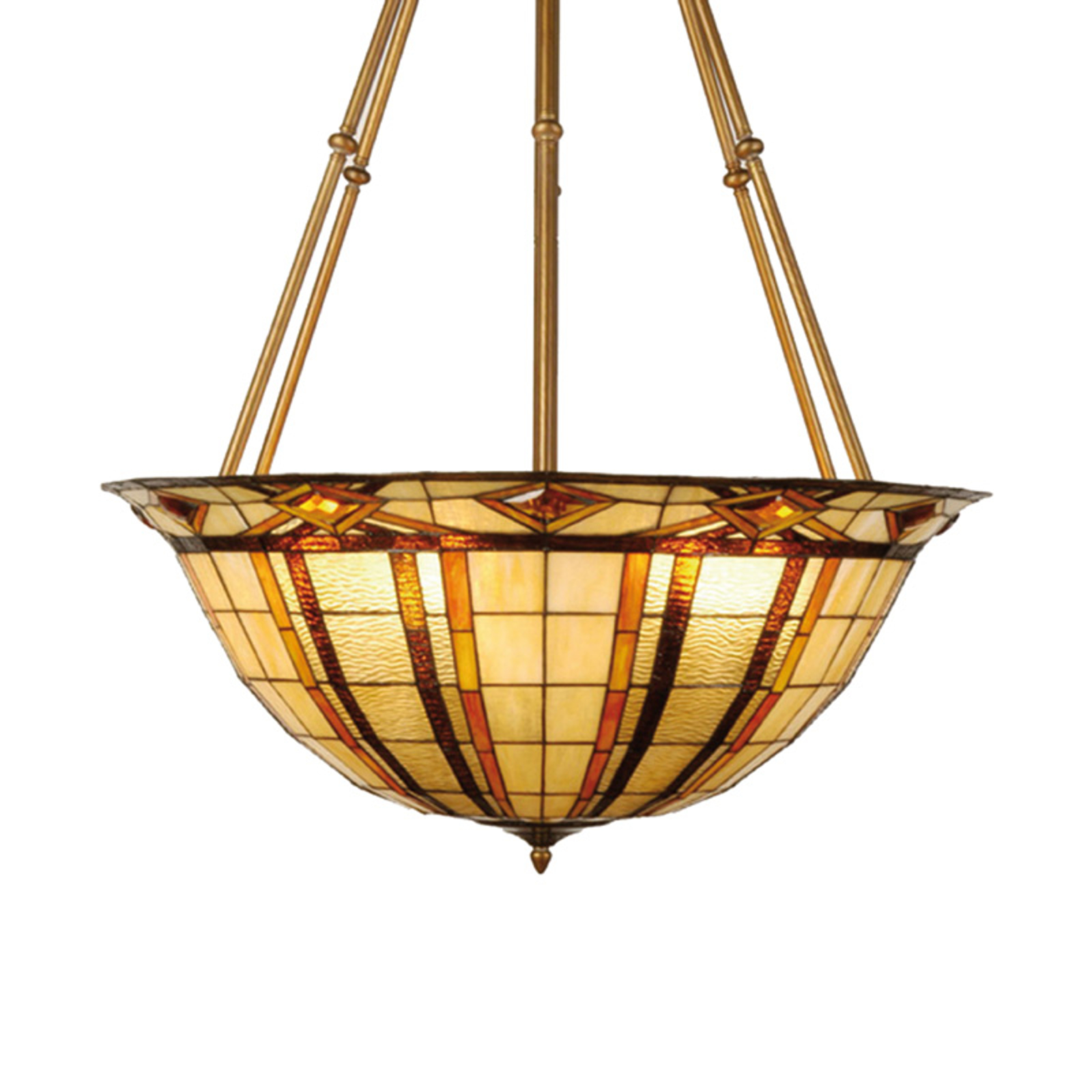 Tiffany-stil – elegant pendellampa Machi