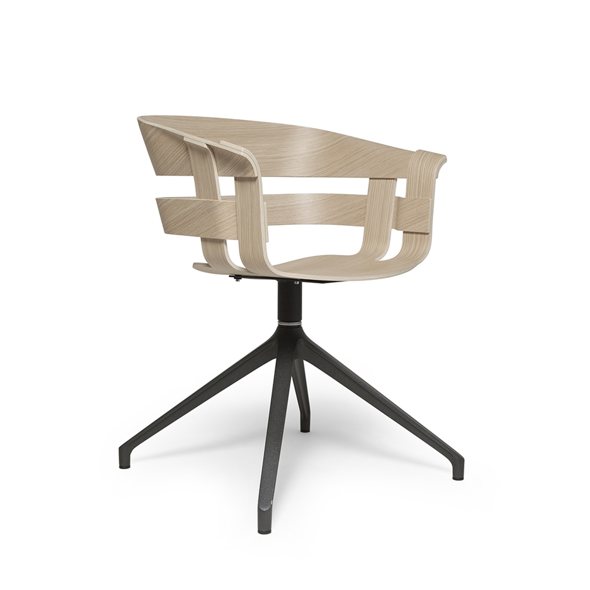 Design House Stockholm Stol Wick snurr ek/grå
