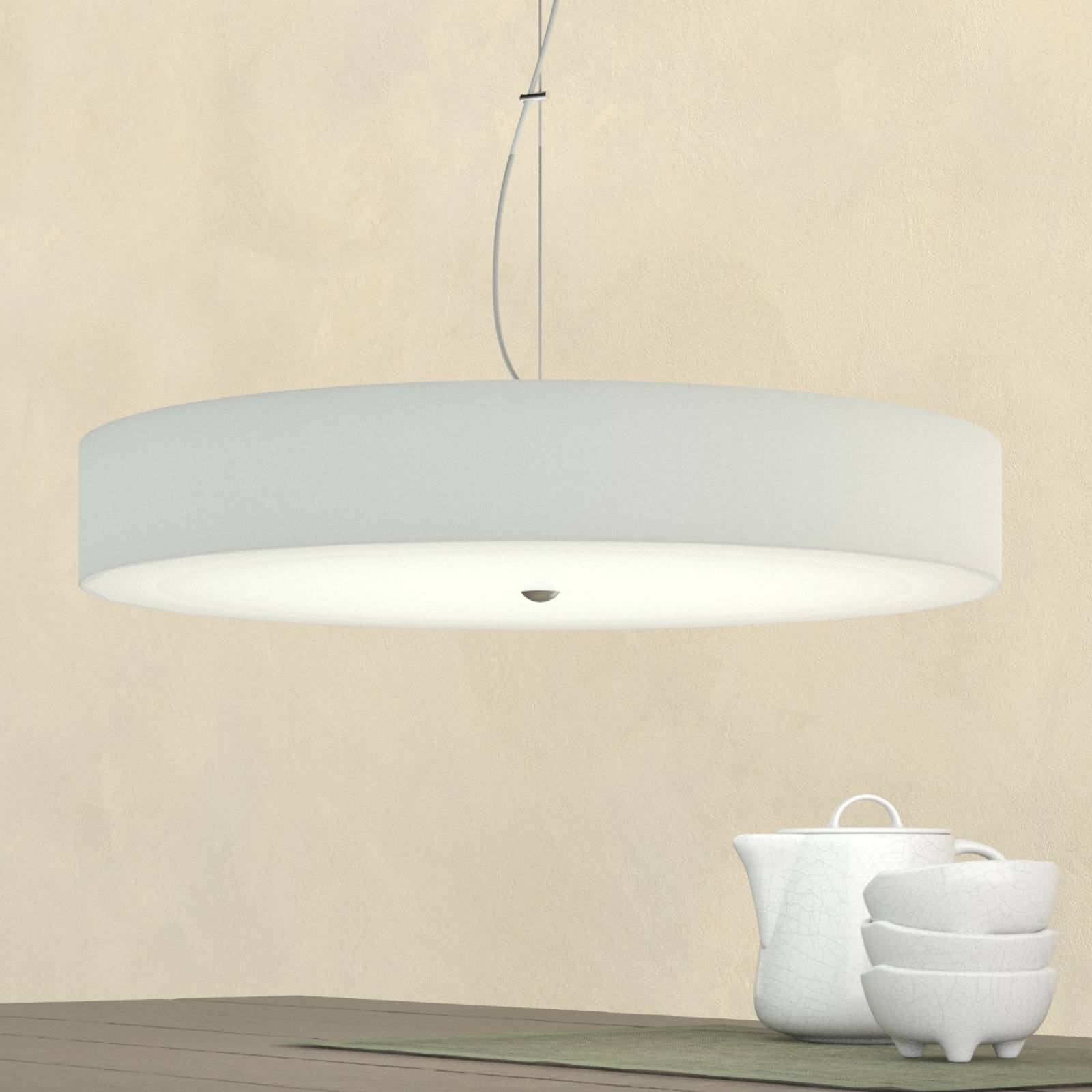 Stor taklampa Alea, vit