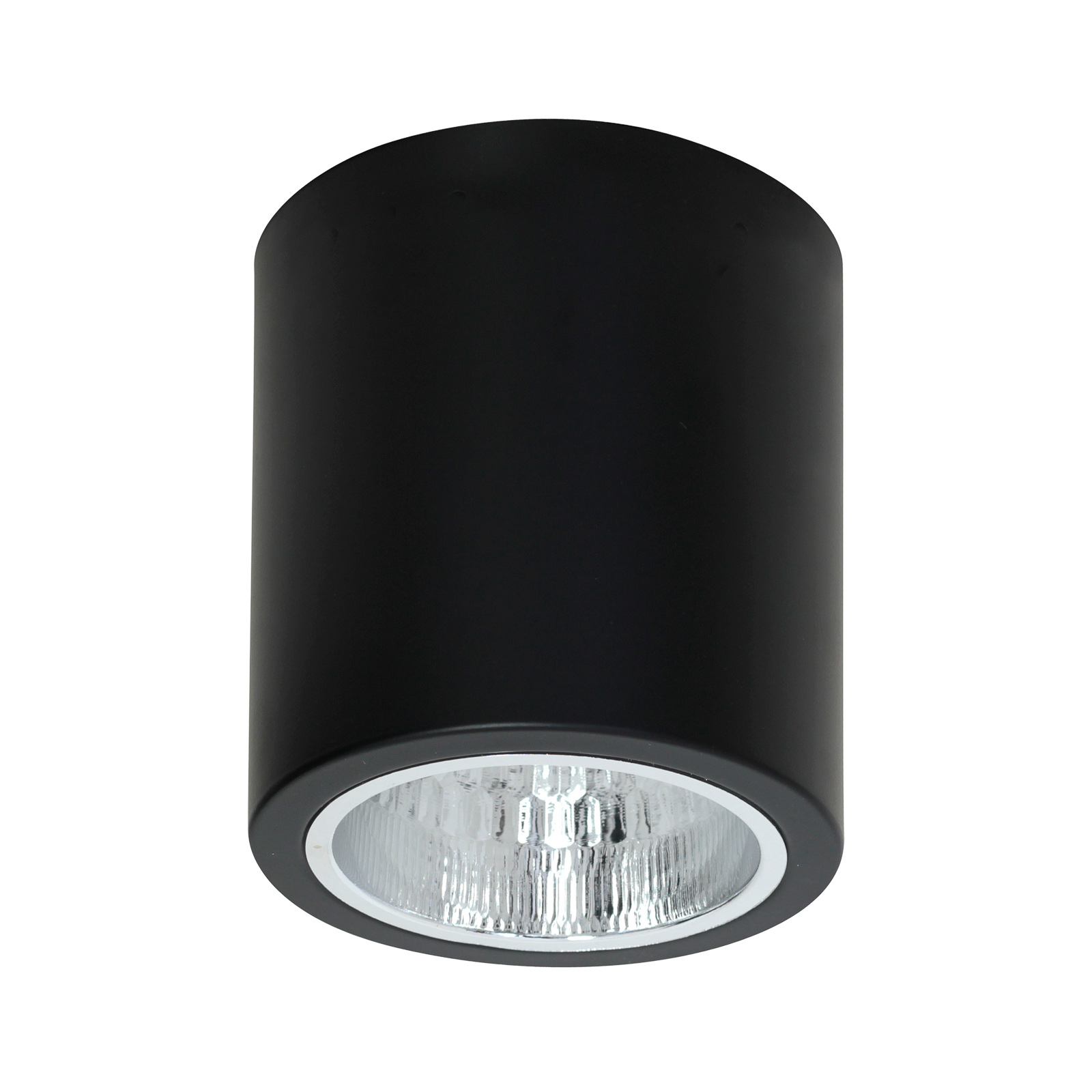 Takspotlight Downlight round i svart, Ø 13,3 cm