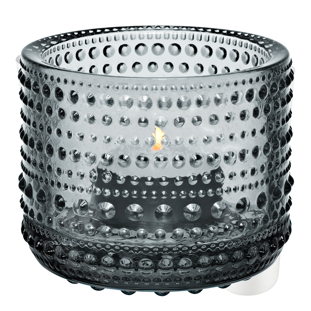 Iittala - Kastehelmi Ljuslykta 6,4 cm Grå